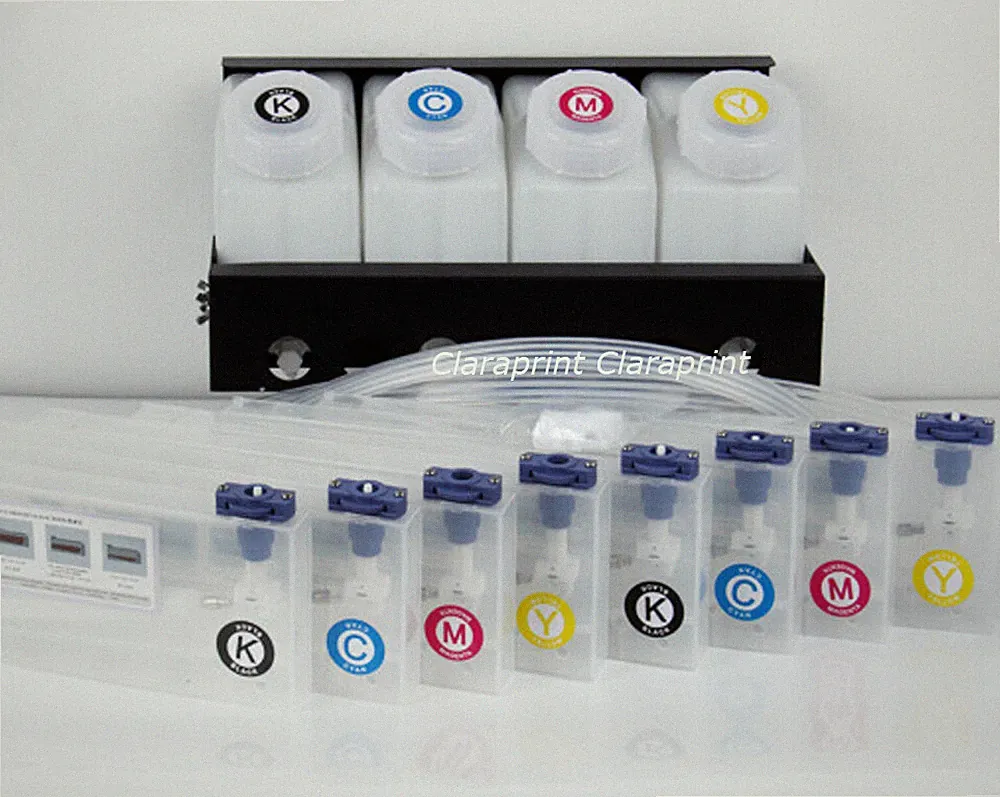 (4 Barrels + 8 Ink Cartridges) Bulk Ink System Continuous Supplier System CISS