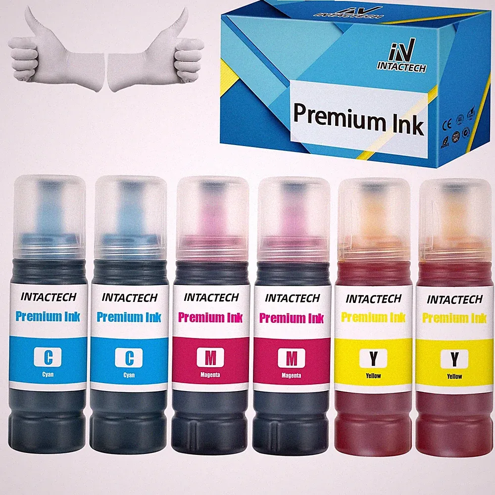 70ml Color Combo Pack Ink Refill Bottles Cyan Magenta Yellow Fit ET8550
