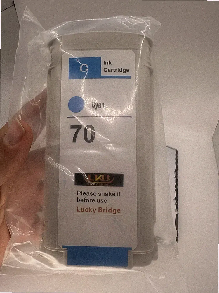 Cyan Ink Cartridge Compatible With HP 70 – 130ml Non-OEM Replacement Sealed