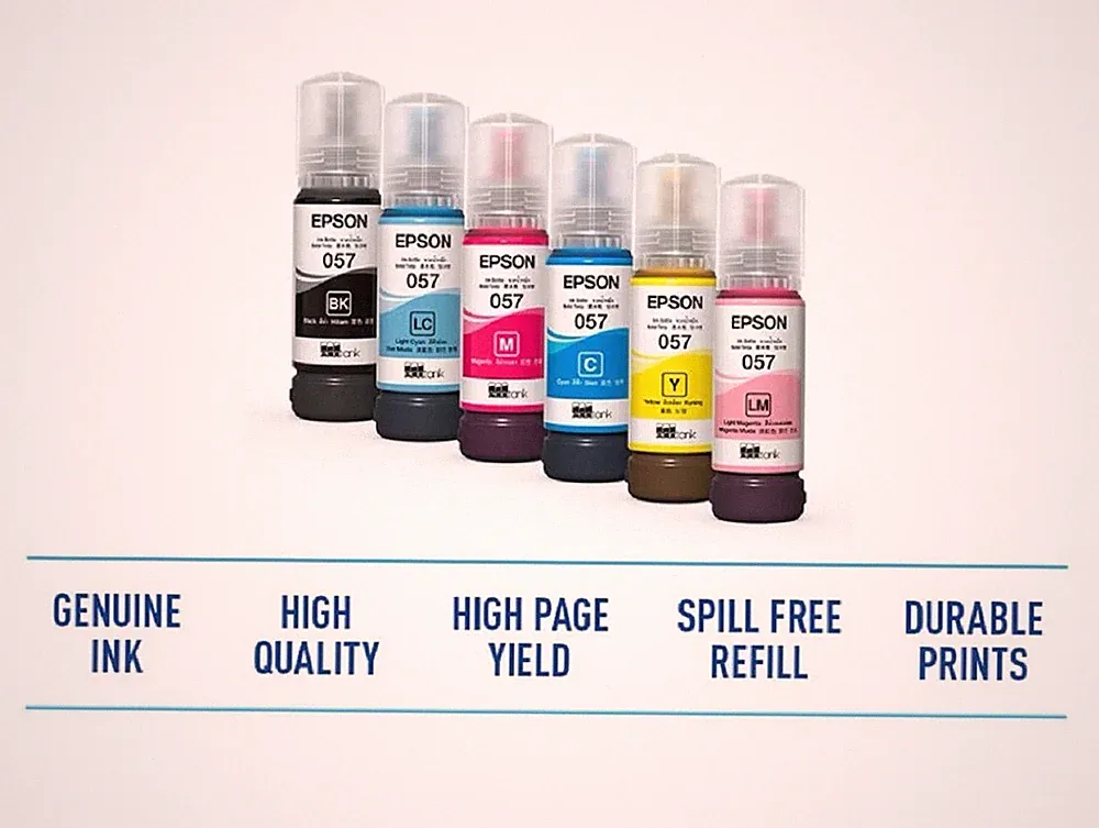 Epson 057 Ink Bottle 6CL Dye 70ml Ink Bottlle for Epson L8050 Epson L18050