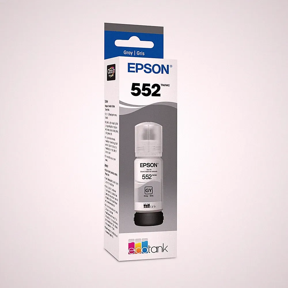 Epson Claria ET Premium Gray Ink for EcoTank Photo Printers 70 mL Bottle