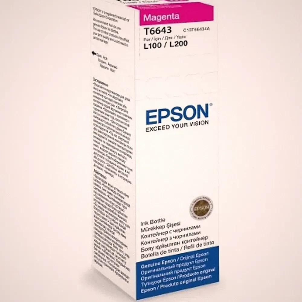Epson T6643 Magenta ink bottle 70ml, Pigment-based ink, 1 pc(s)