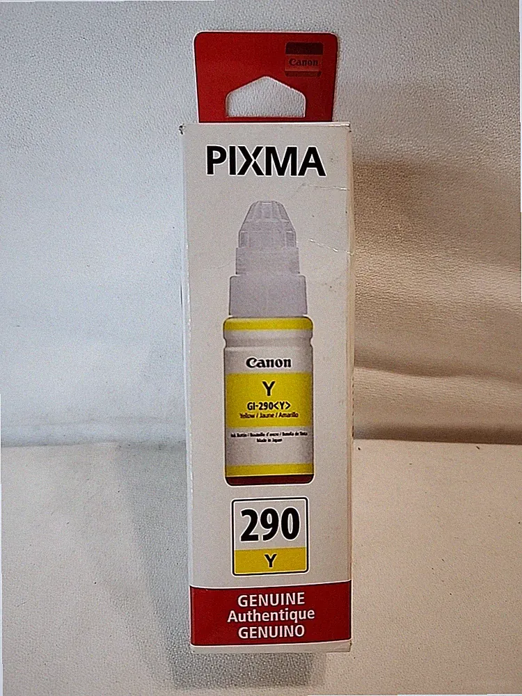 NEW OEM - CANON 290 70ml YELLOW INK BOTTLE - GI-290 1598C001