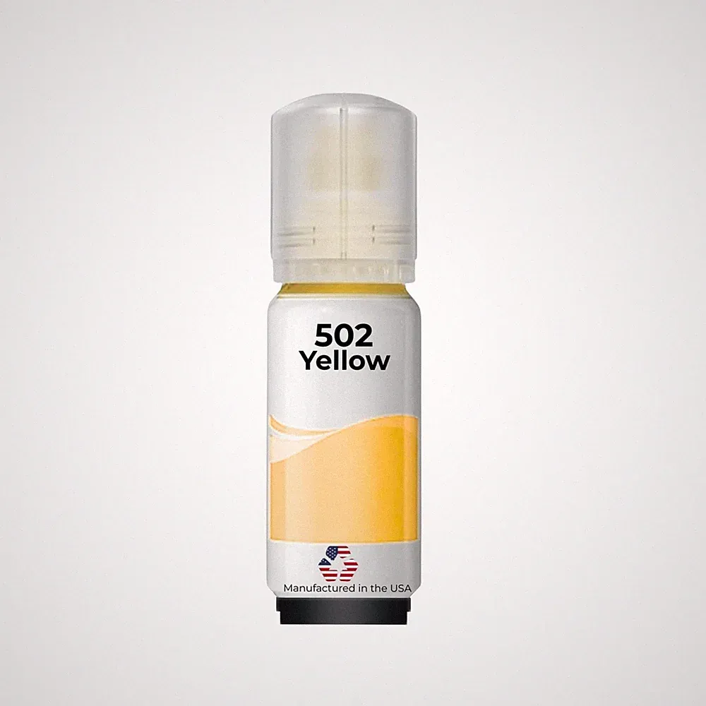 Replacement Ink Bottle Compatible with Epson 502 (T502420-S) 70ml Yellow – USA